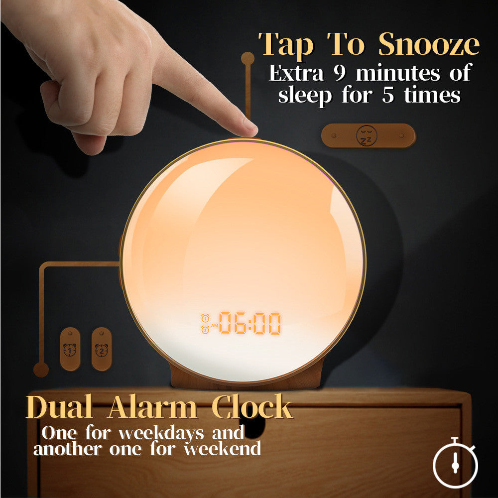 Restore 3 Sunrise Alarm Clock, Sound Machine, Smart Light (Putty) - White Noise, Screen-Free Sleep Routine