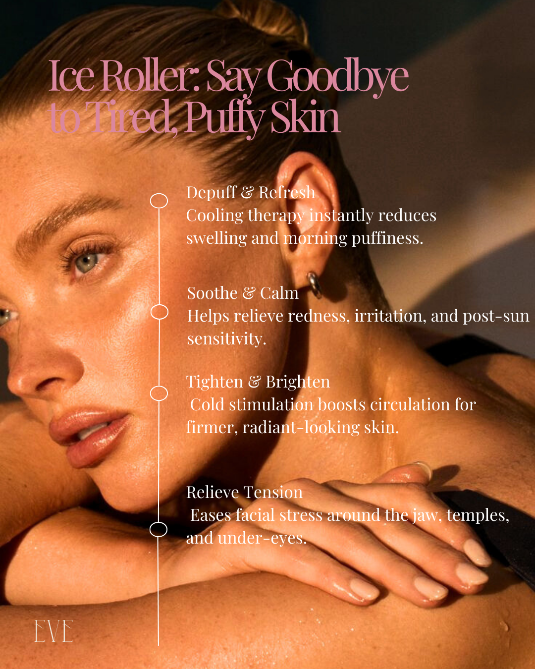 Ice Roller Massager Facial Ice Head Roller Massage